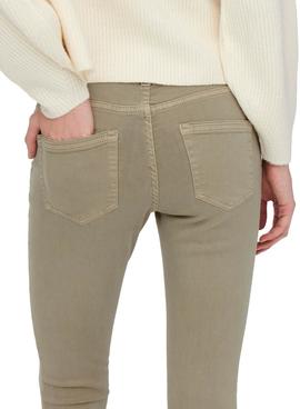 Pantalón Only Blush Chino Skinny Tostado Mujer