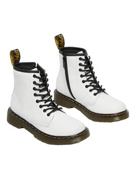 Botas Dr. Martens 1460 Y White Romario Para Niños