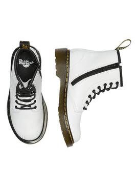 Botas Dr. Martens 1460 Y White Romario Para Niños