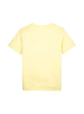 Camiseta Tommy Hilfiger Flag Icon Amarillo Niña