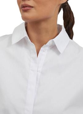 Camisa Vila Gimas Oversize Blanco para Mujer