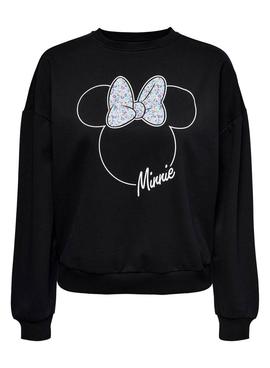 Sudadera Only Disney Negro para Mujer