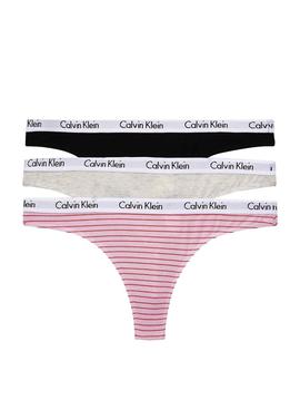 Pack 3 Tangas Calvin Klein Carousel Para Mujer