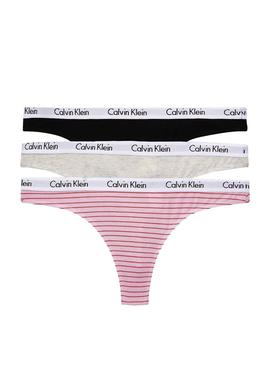 Pack 3 Tangas Calvin Klein Carousel Para Mujer