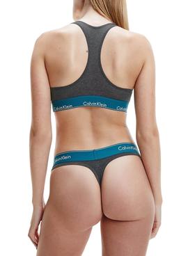 Tanga Calvin Klein Gris Para Mujer