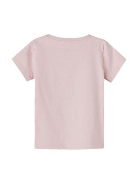 Camiseta Name It Tanna Rosa para Niña