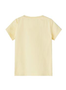 Camiseta Name It Tanna Amarillo para Niña