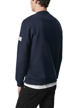 Sudadera Pepe Jeans Damon Azul Para Hombre