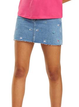 Falda Tommy Jeans Vaquera GR Mujer