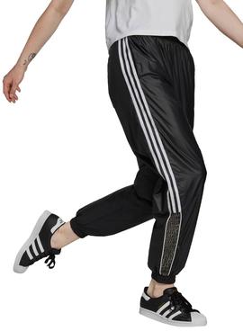 Pantalón Adidas Deportivo  Negro Print Para Mujer