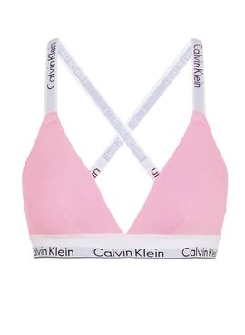 Sujetador Calvin Klein Unlined Bralette Rosa Mujer