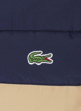 Chaleco Lacoste Acolchado Bicolor Para Hombre
