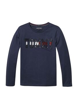 Camiseta Tommy Hilfiger Essential Marino