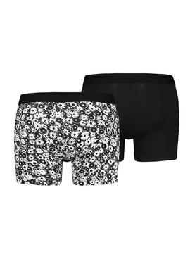 Pack 2 Calzoncillos Levis Daisy Flores Negro 