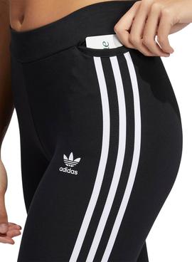 Mallas Adidas Adicolor Classic 3 Bandas Negro 