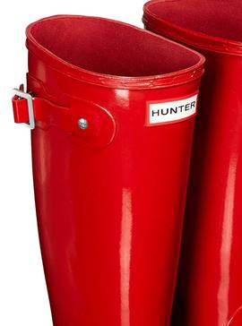 Botas Hunter Original Tall Gloss Rojo