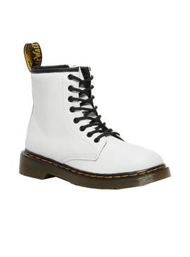 Botas Dr. Martens 1460 J White Romario Para Niños