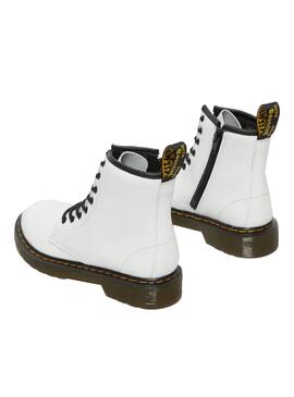 Botas Dr. Martens 1460 J White Romario Para Niños