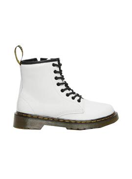 Botas Dr. Martens 1460 J White Romario Para Niños