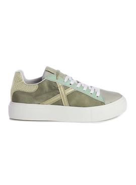 Zapatillas Munich Rete Sky 347 Verde Para Mujer