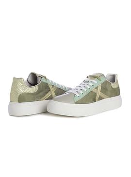 Zapatillas Munich Rete Sky 347 Verde Para Mujer