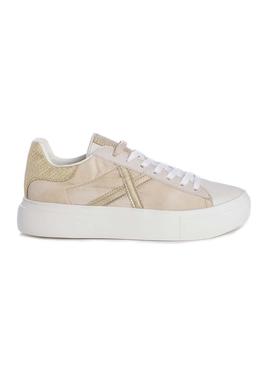 Zapatillas Munich Rete Sky 33 Beige Para Mujer