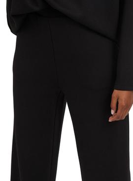 Pantalon Vila Viemely Negro para Mujer