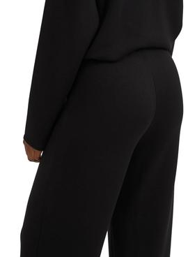 Pantalon Vila Viemely Negro para Mujer