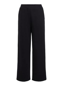 Pantalon Vila Viemely Negro para Mujer