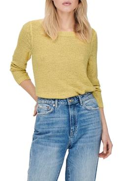 Jersey Only Geena Amarillo para Mujer