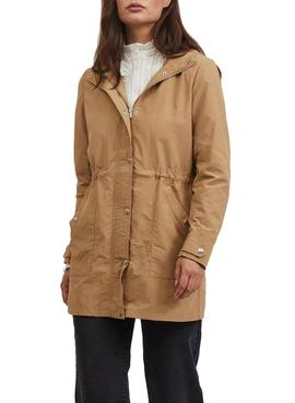 Parka Vila Vibimi Camel para Mujer