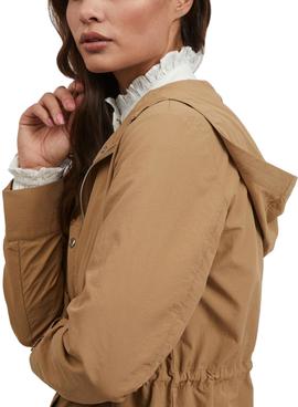 Parka Vila Vibimi Camel para Mujer