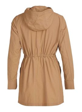 Parka Vila Vibimi Camel para Mujer