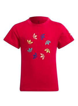 Camiseta Adidas Adicolor Rojo para Niño y Niña