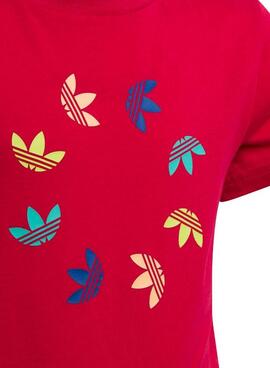 Camiseta Adidas Adicolor Rojo para Niño y Niña