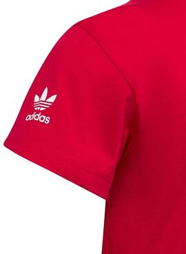 Camiseta Adidas Adicolor Rojo para Niño y Niña