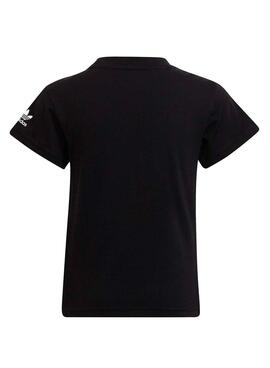 Camiseta Adidas Adicolor Negro para Niño y Niña