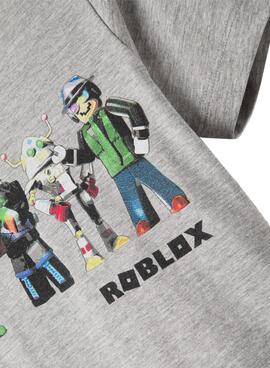 Camiseta Name It Roblox Desmond Gris para Niño