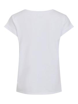 Camiseta Vila Dreamers Blanco Basico para Mujer