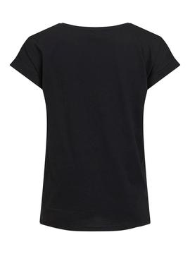 Camiseta Vila Basica Dreamers Negro para Mujer