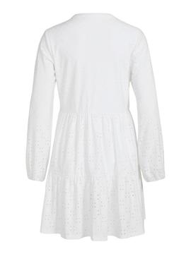 Vestido Vila Kawa Blanco para Mujer