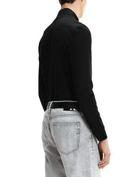 Camiseta Calvin Klein Jeans Milano Zip Negro 
