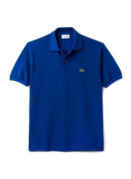 Polo Lacoste Basico Azul Eléctrico