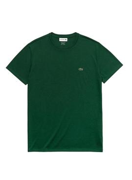 Camiseta Lacoste Basico Verde para Hombre