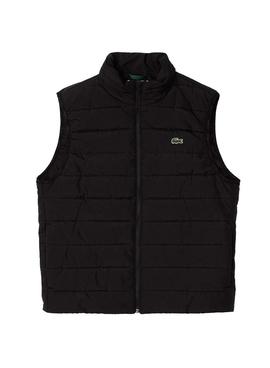 Chaleco Lacoste Acolchado Negro para Hombre