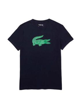 Camiseta Lacoste Big Croco Marino para Hombre