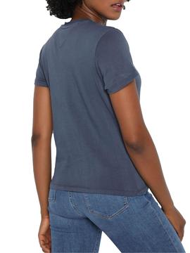 Camiseta Tommy Jeans Tie Dye Marino para Mujer