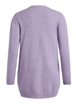 Cardigan Vila Viril Open Lila para Mujer