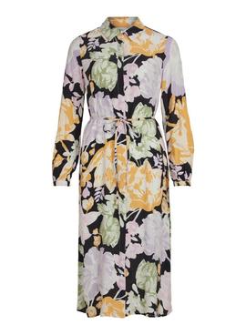 Vestido Vila Kikki Midi Long Estampado para Mujer