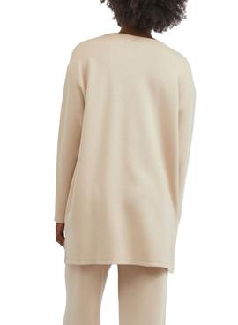 Sudadera Vila Viemely Crema para Mujer